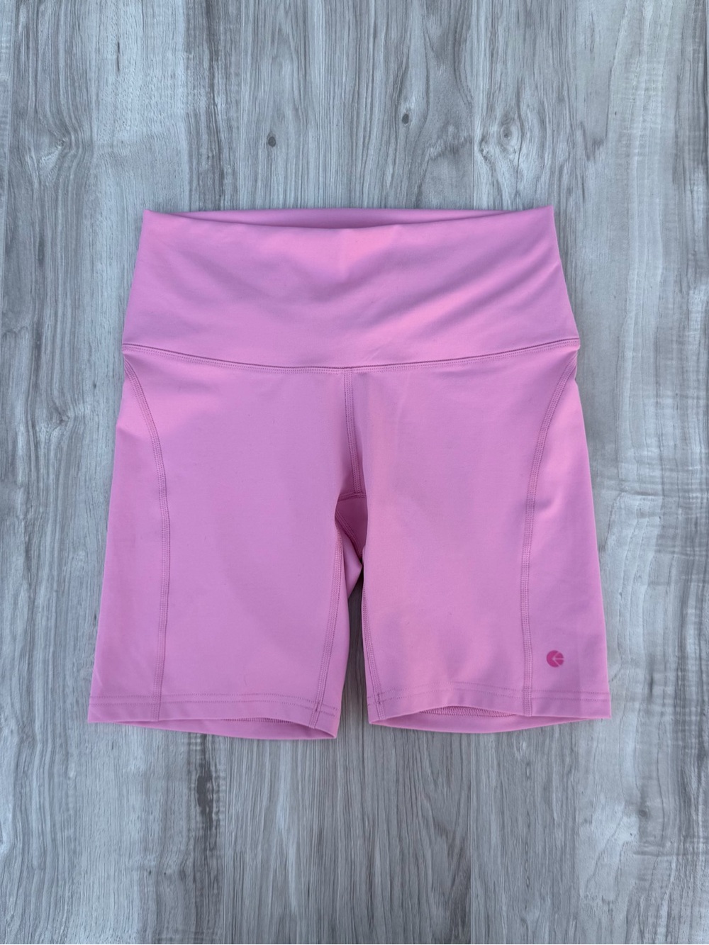 Ethika Women's High-Waist Pink Active Bike Shorts